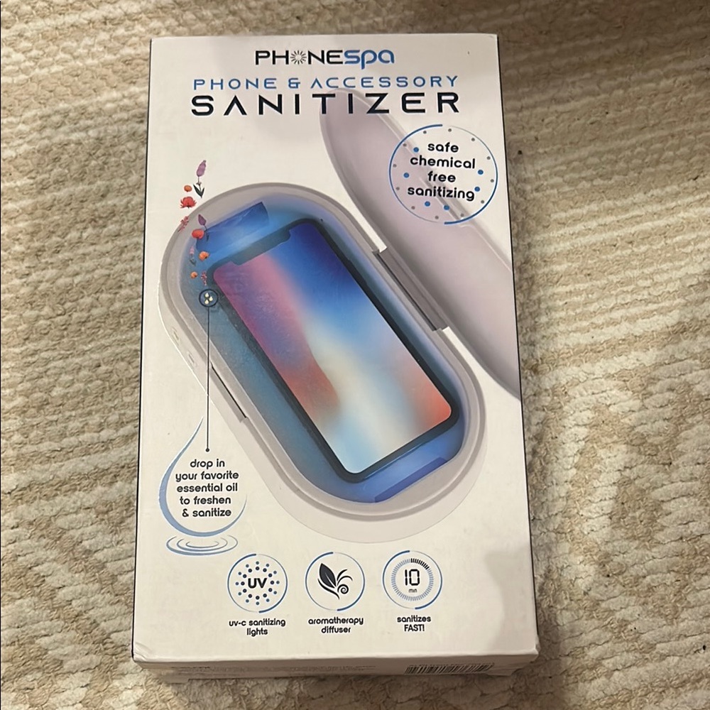 Phone & Accessory Sanitizer - White